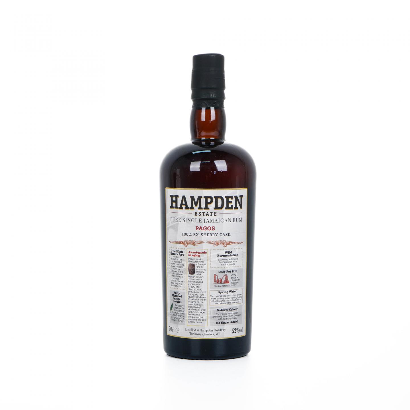 Hampden Estate 汉普登庄园 Pagos 雪莉桶 牙买加朗姆酒