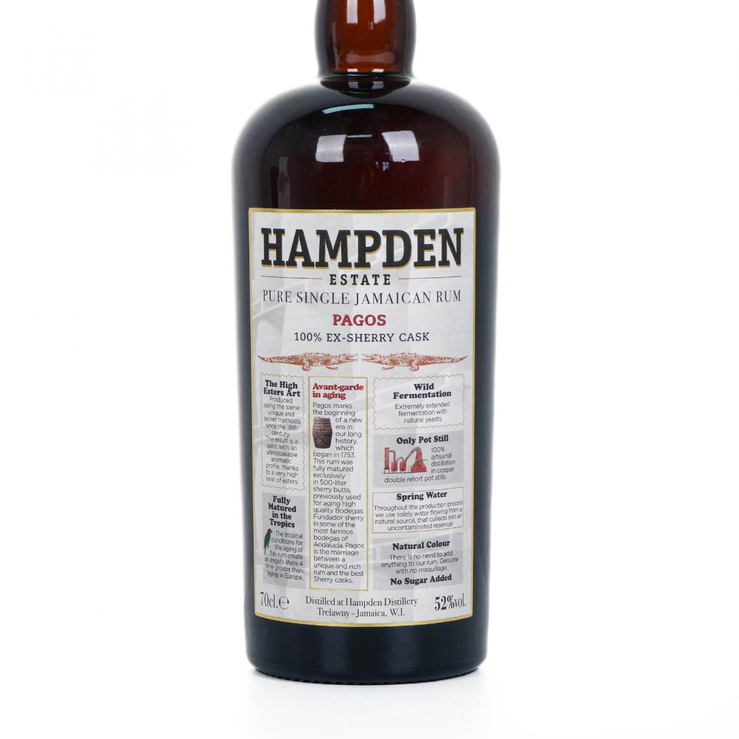 Hampden Estate 汉普登庄园 Pagos 雪莉桶 牙买加朗姆酒