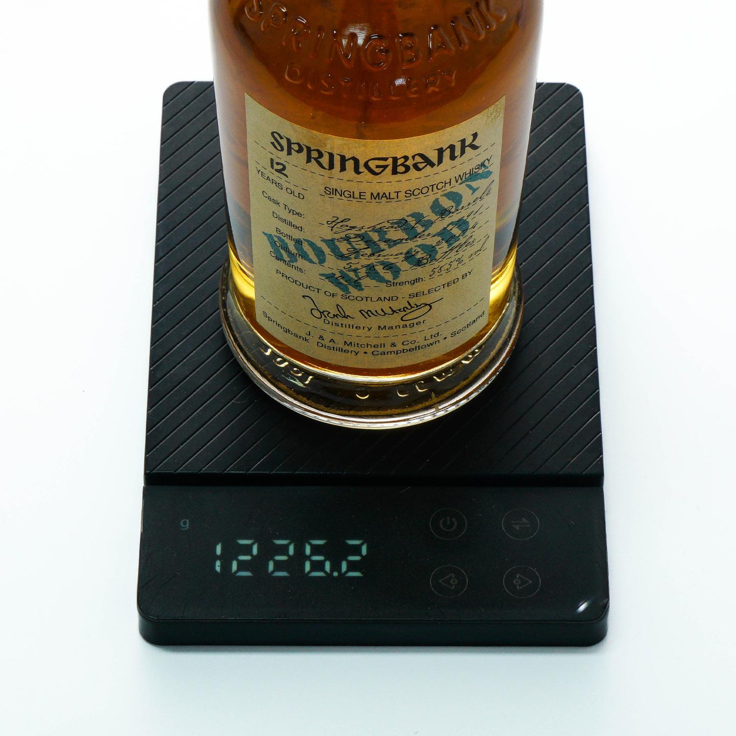 Springbank 云顶 12年 1991-2004 风味桶