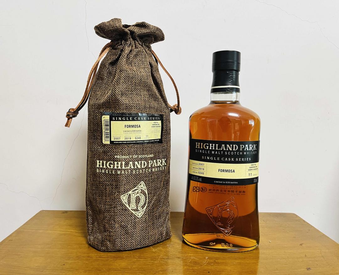 高原骑士2007-2019 11年初填欧洲雪莉桶单桶单一麦芽威士忌