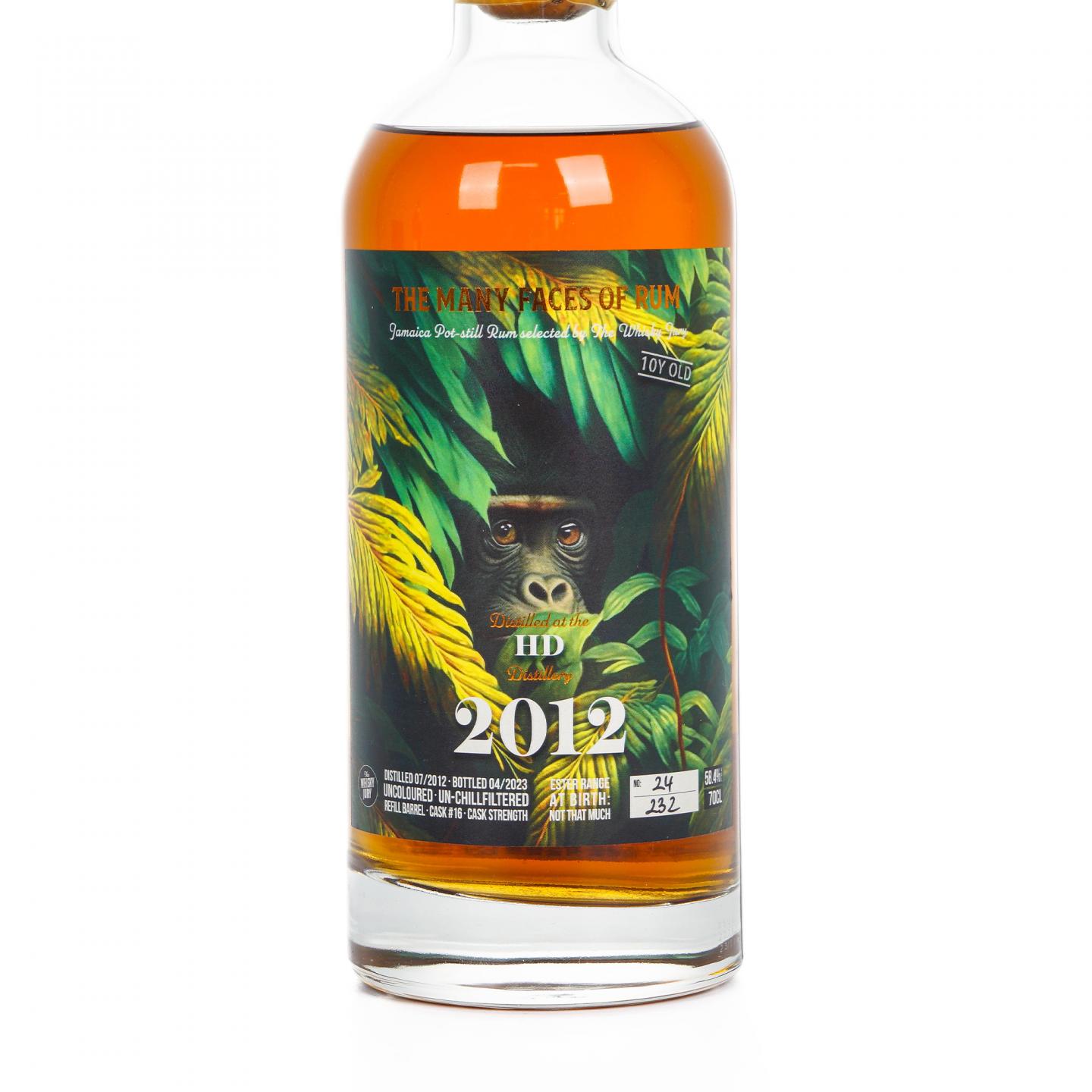 HD 10年 2012-2023 牙买加朗姆酒 TWJ