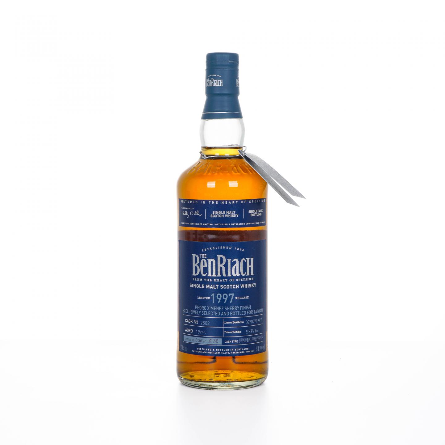 BenRiach 本利亚克 19年 1997-2016 单桶#2502