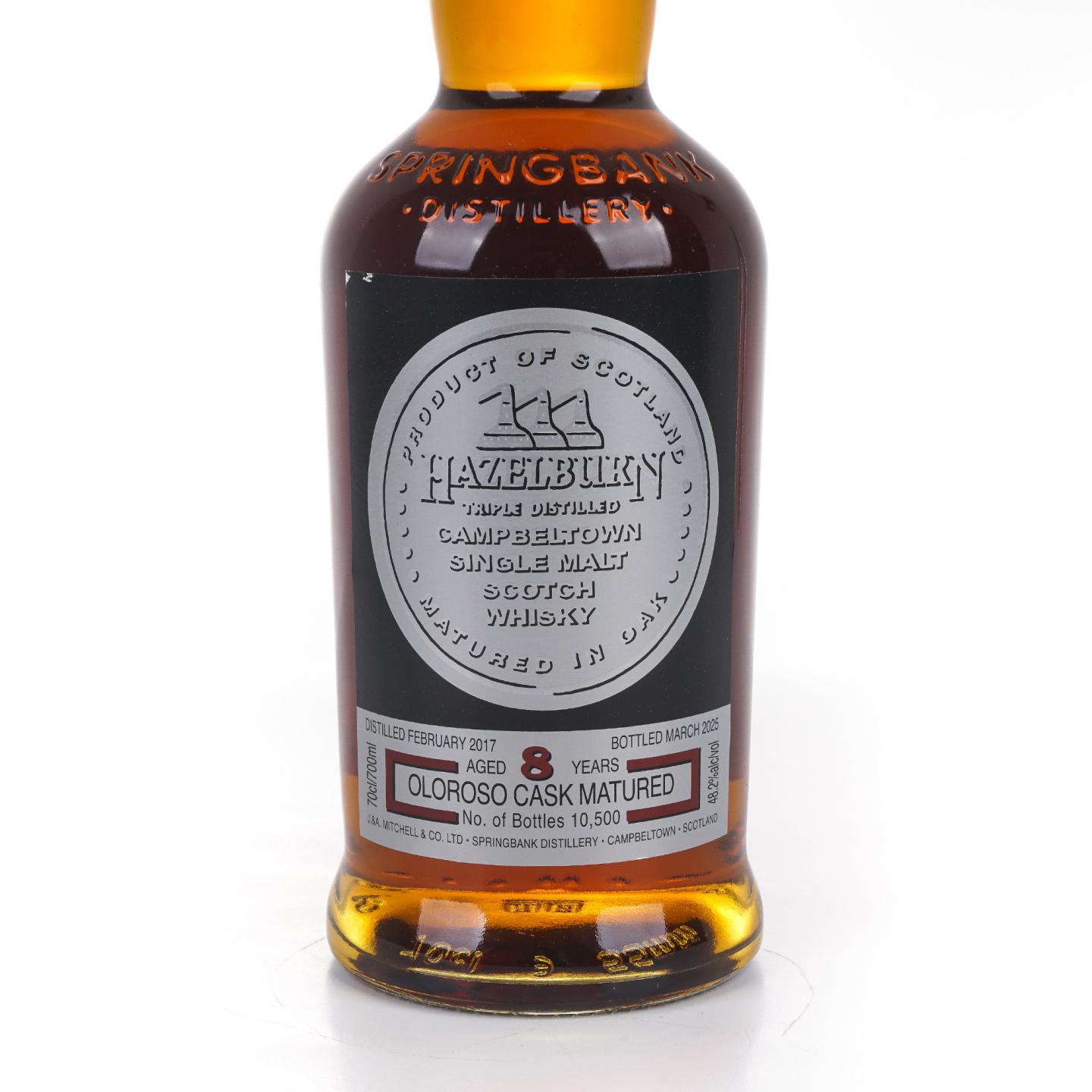 Hazelburn 哈索本 8年 2017-2025 雪莉桶