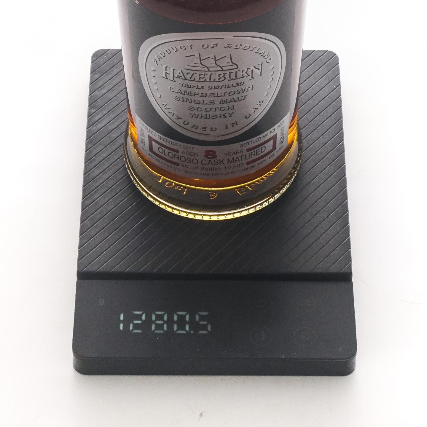 Hazelburn 哈索本 8年 2017-2025 雪莉桶