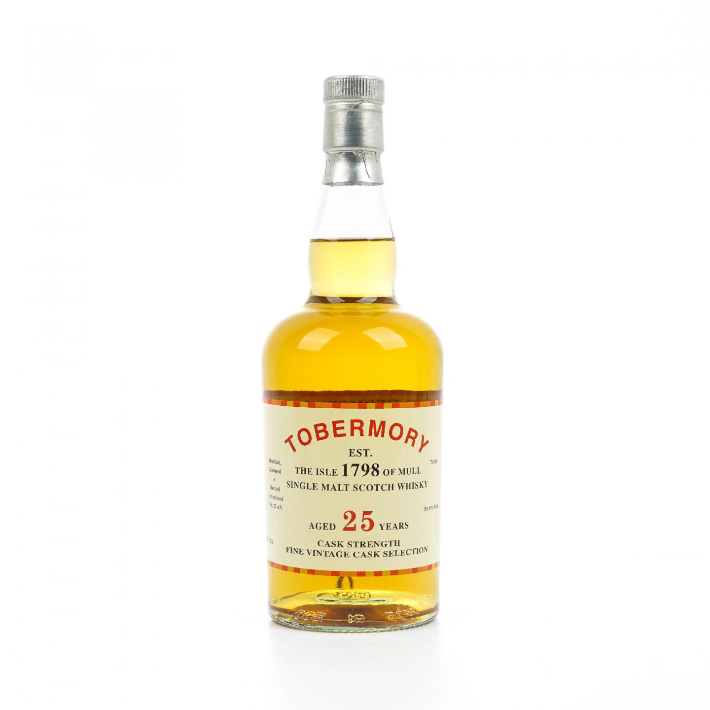 Tobermory 托伯莫里 25年 1995-2021 桶强