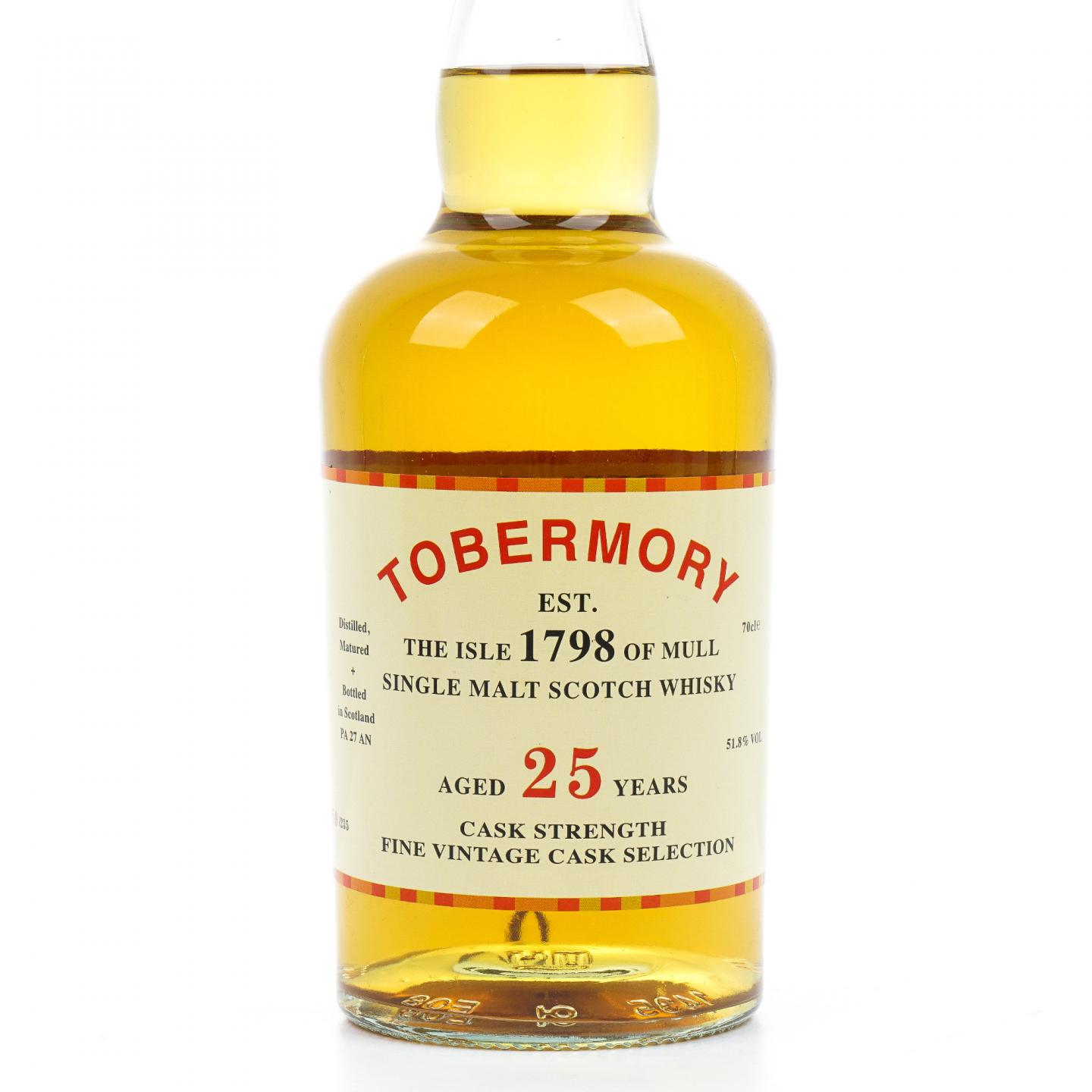 Tobermory 托伯莫里 25年 1995-2021 桶强