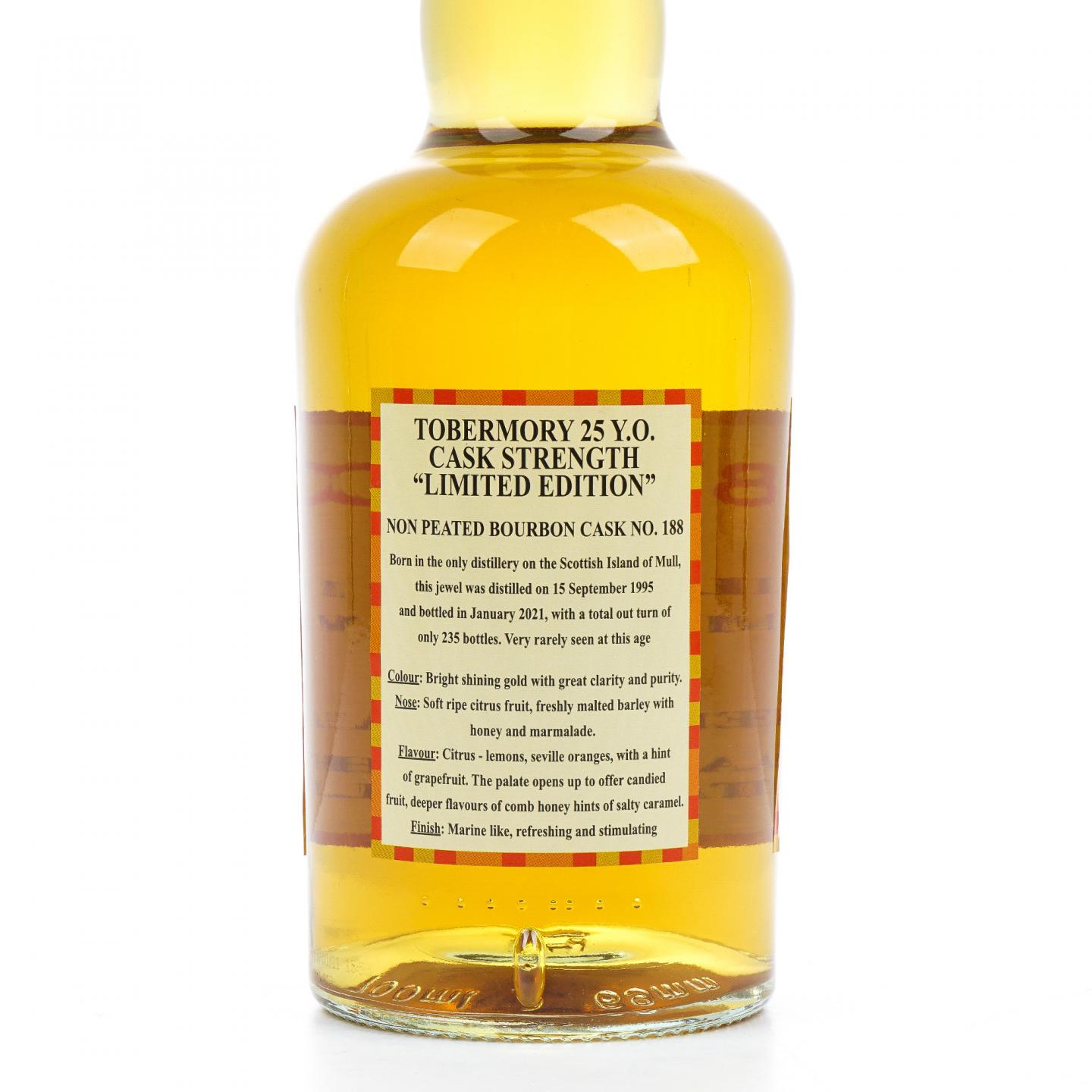 Tobermory 托伯莫里 25年 1995-2021 桶强