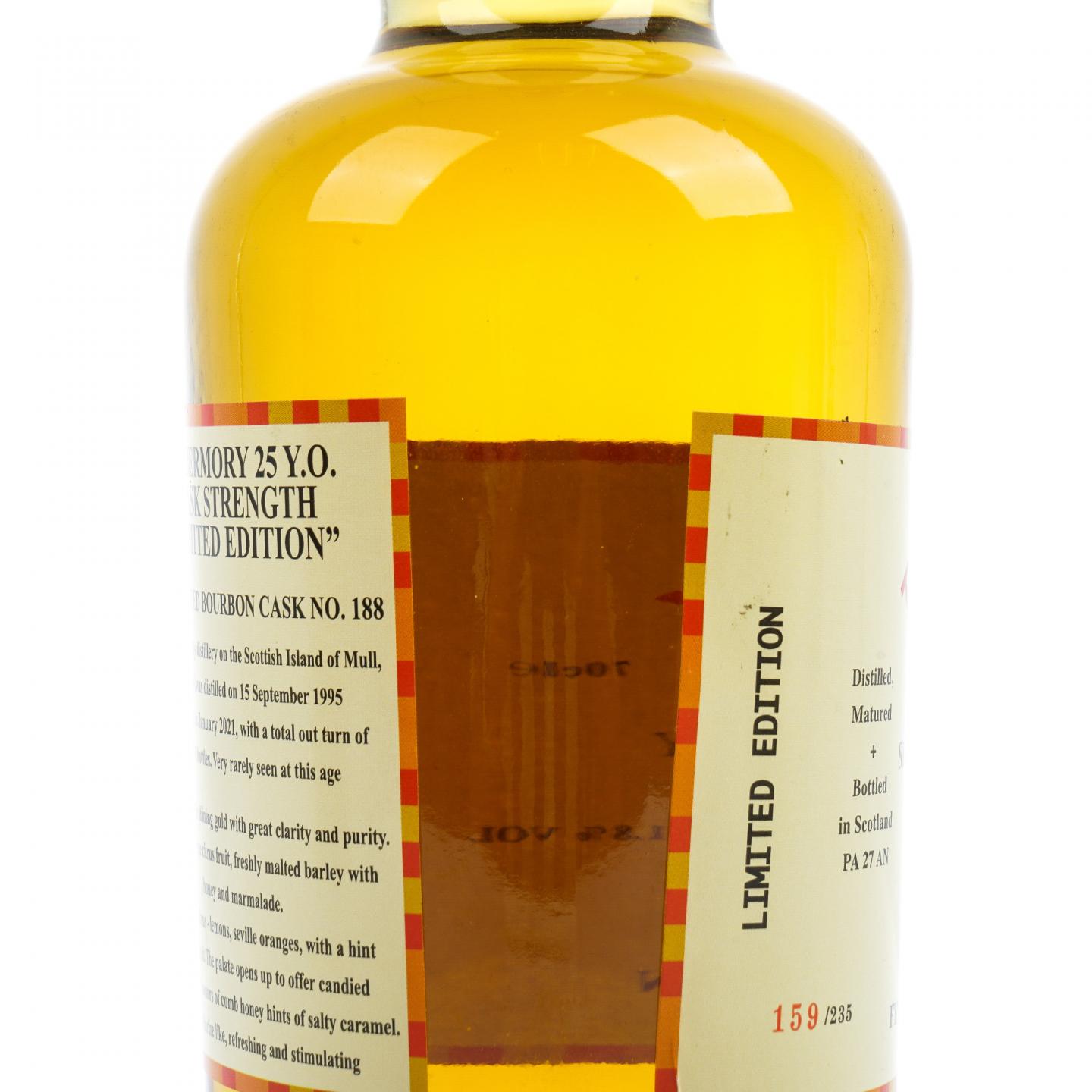 Tobermory 托伯莫里 25年 1995-2021 桶强
