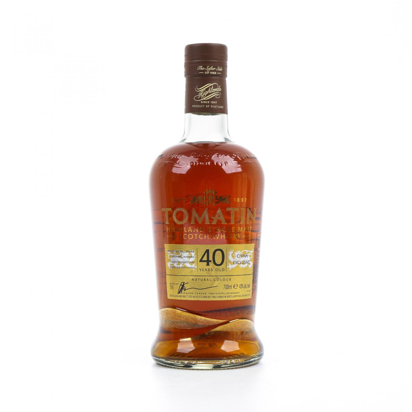 Tomatin 汤马丁 40年 2017