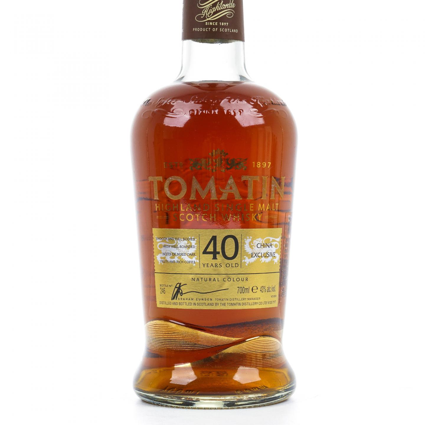 Tomatin 汤马丁 40年 2017