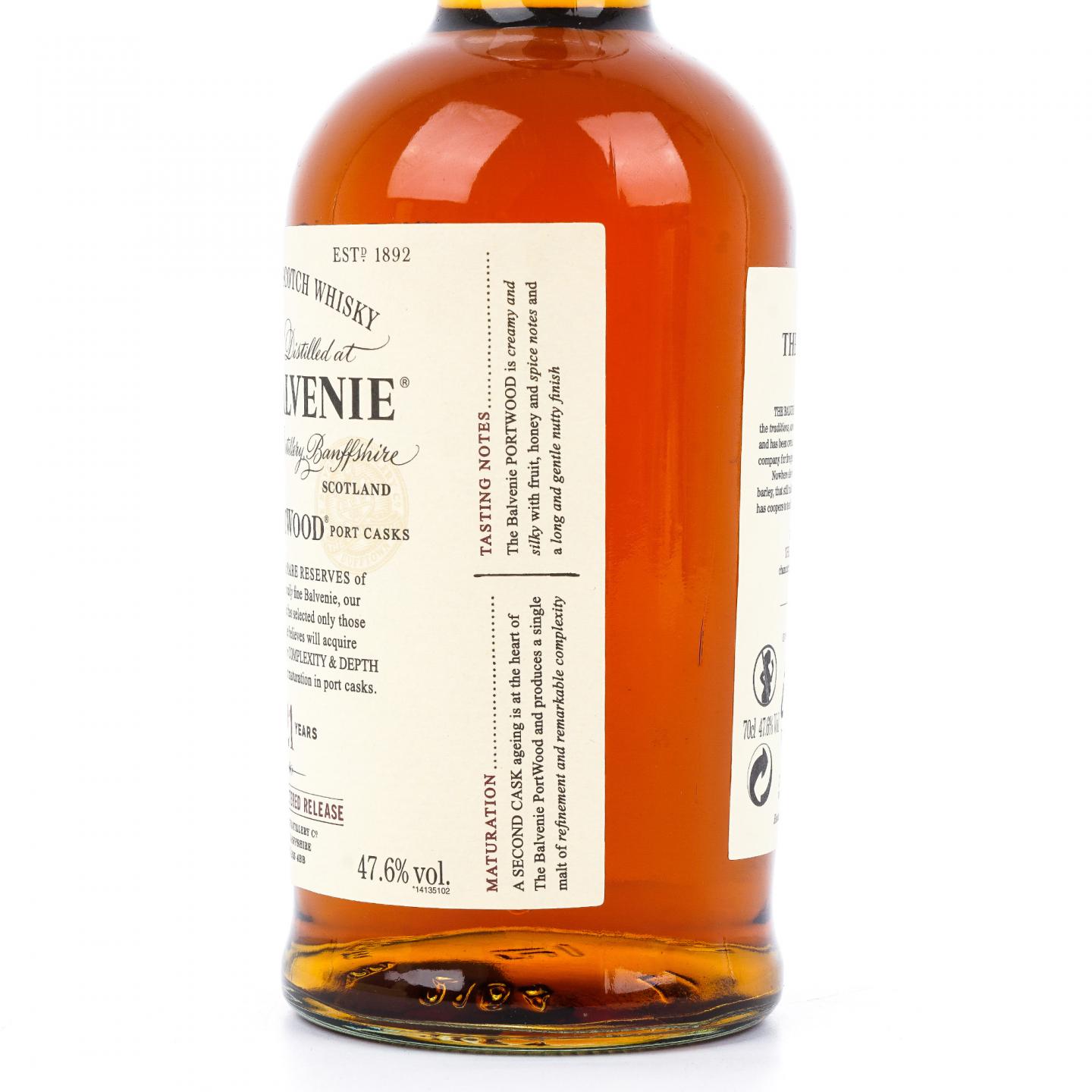 Balvenie 百富 21年 波特桶后熟 47.6%