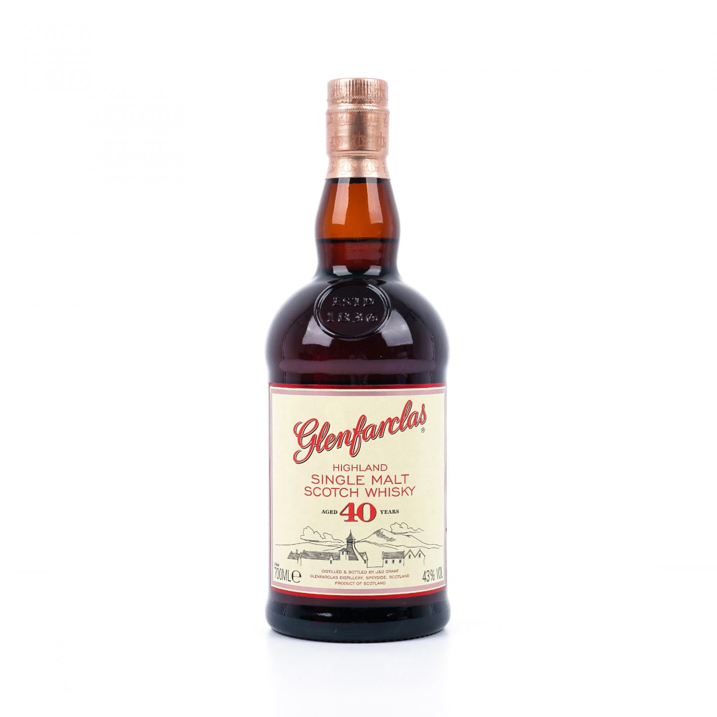 Glenfarclas 格兰花格 40年 单一麦芽 红礼盒