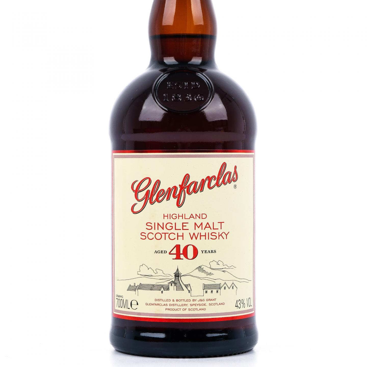 Glenfarclas 格兰花格 40年 单一麦芽 红色大门礼盒