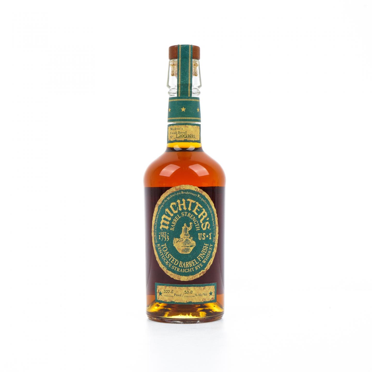 Michter's 酩帝诗 2020 桶强 黑麦威士忌 US*1 53.8%