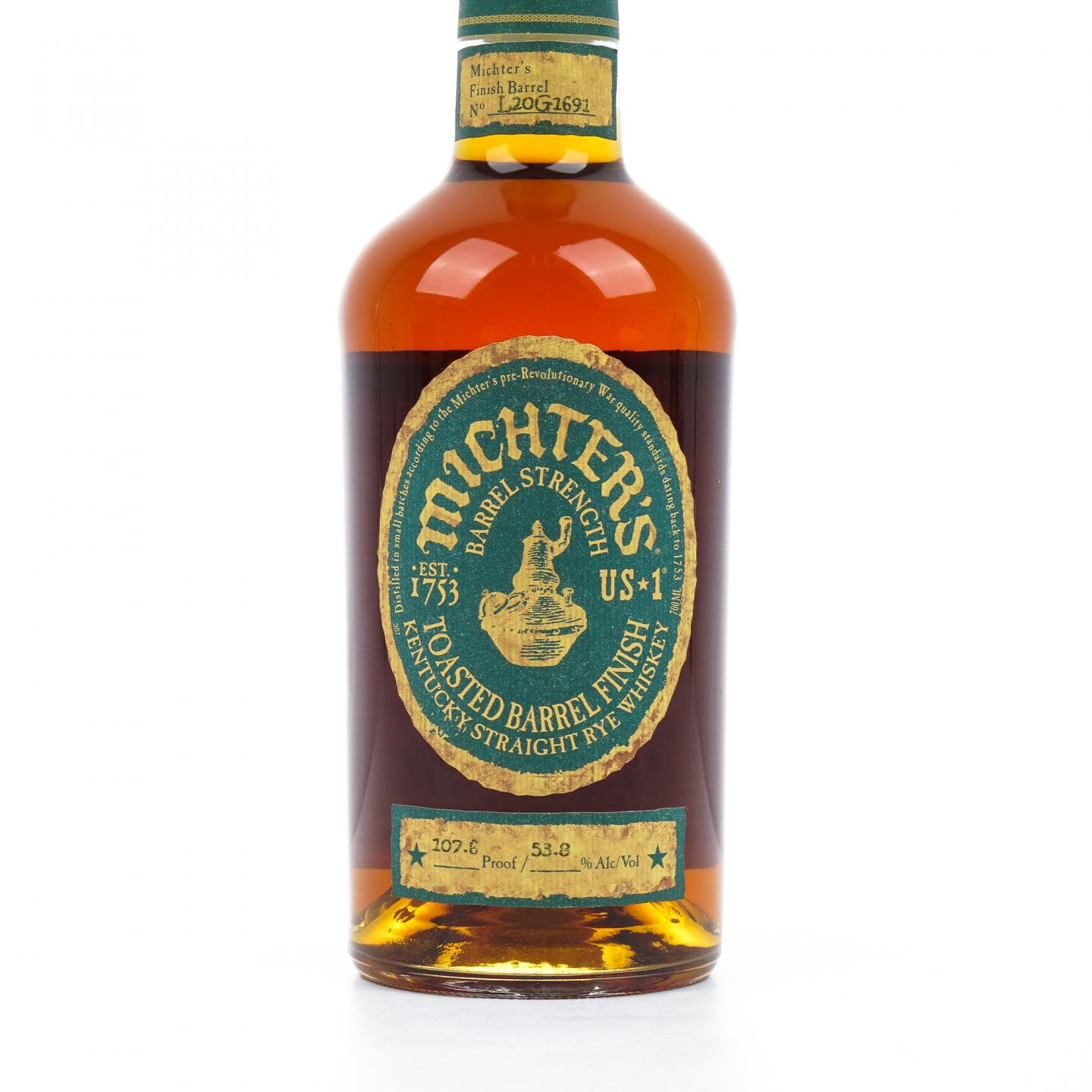 Michter's 酩帝诗 2020 桶强 黑麦威士忌 US*1 53.8%