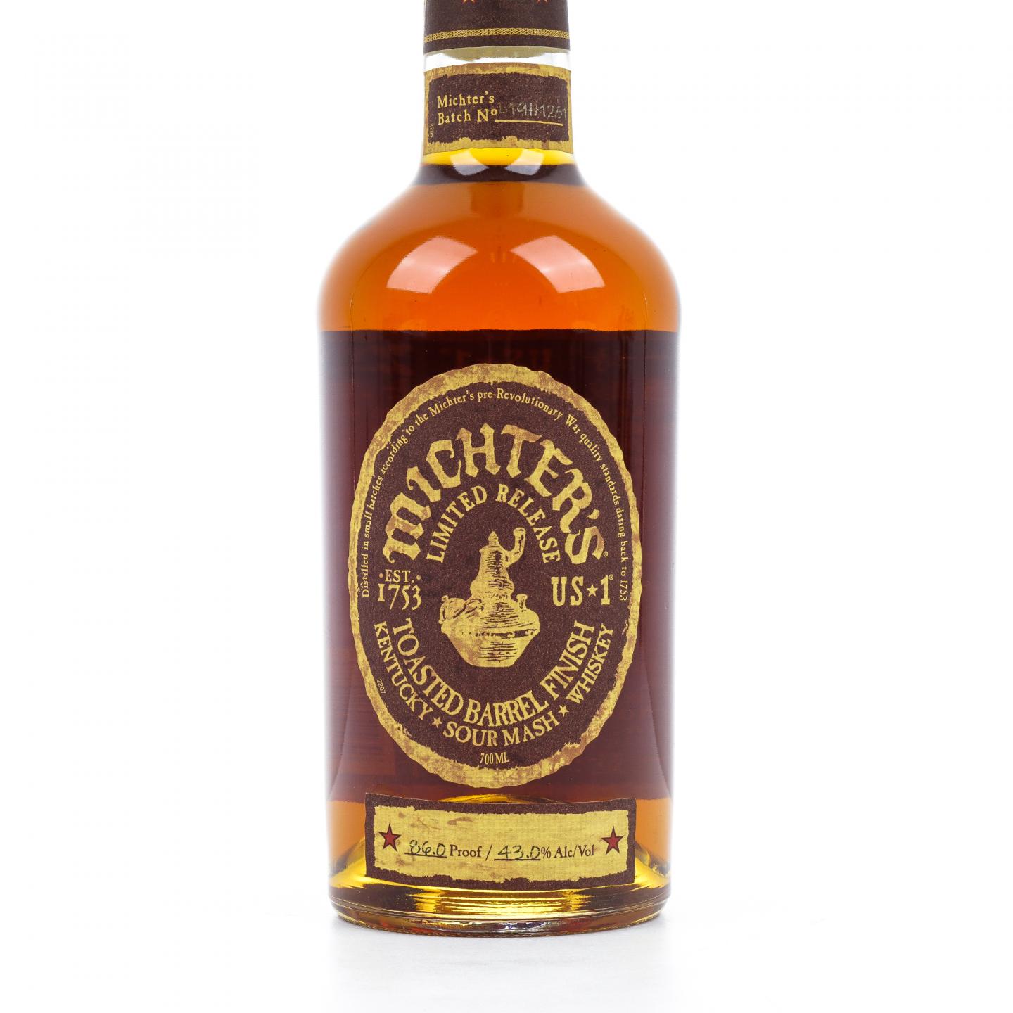 Michter's 酩帝诗 2019 烤桶酸麦芽威士忌 US*1