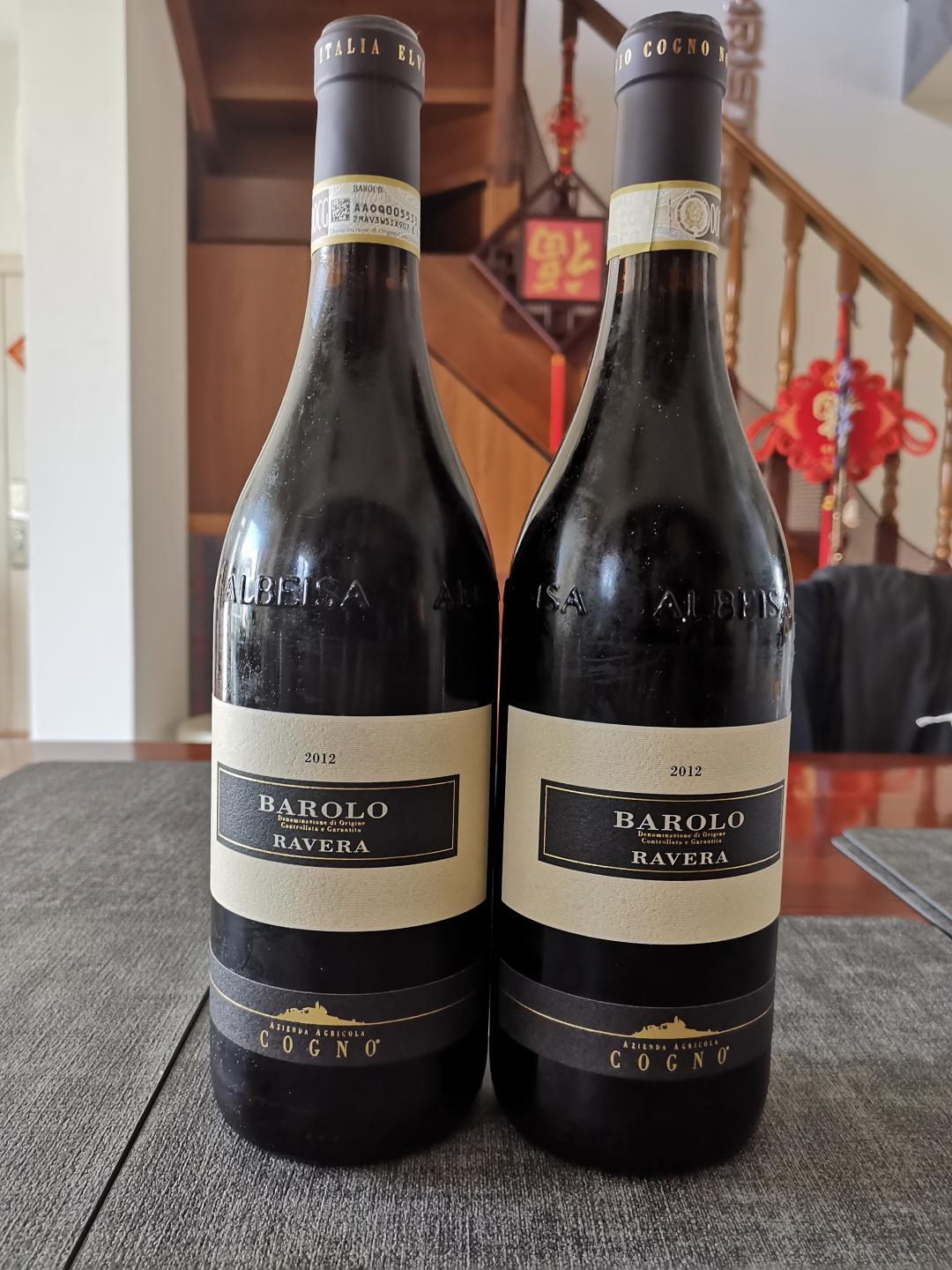 Elvio Cogno Barolo Ravera Barolo DOCG 2012二支组