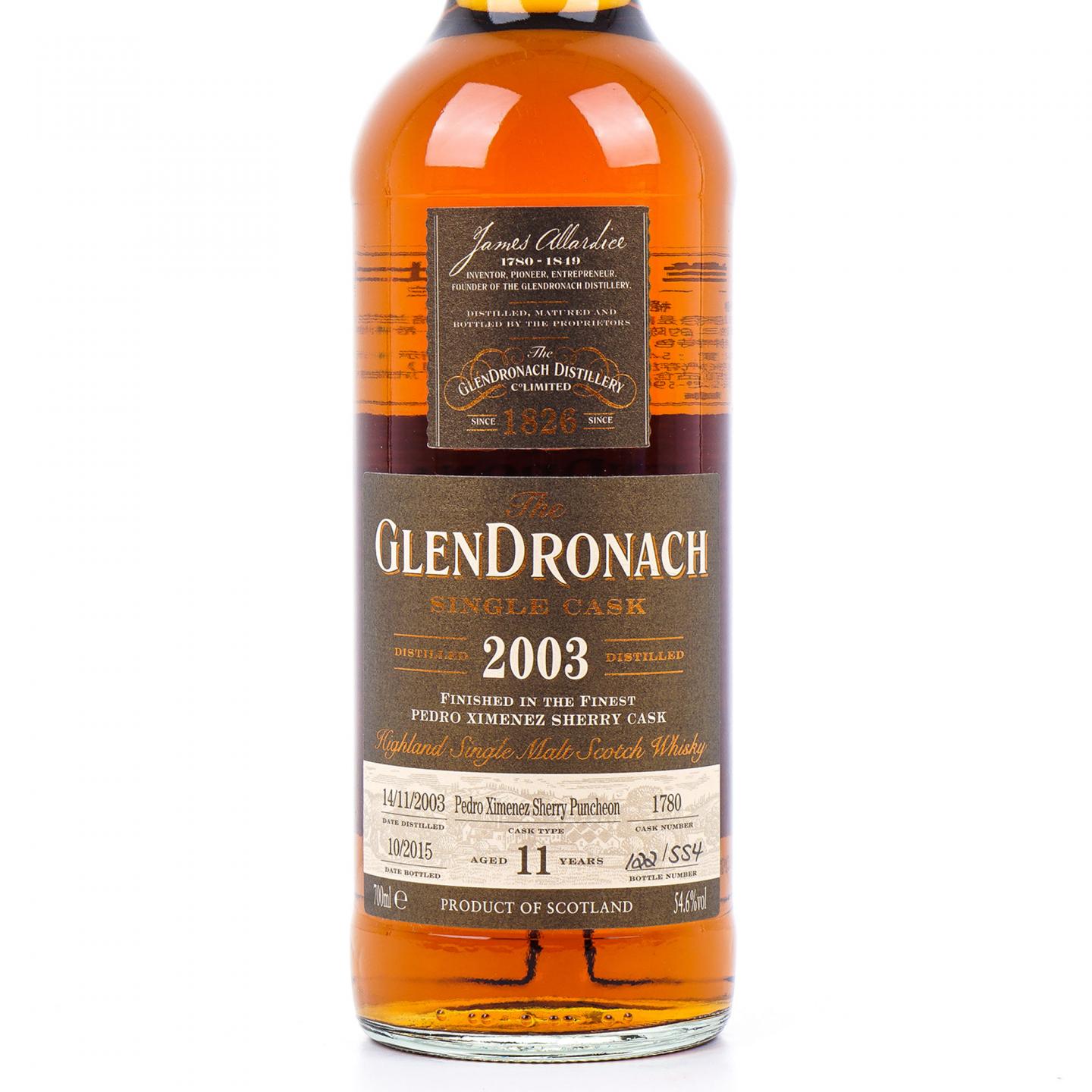 Glendronach 格兰多纳 11年 2003-2015 单桶#1780