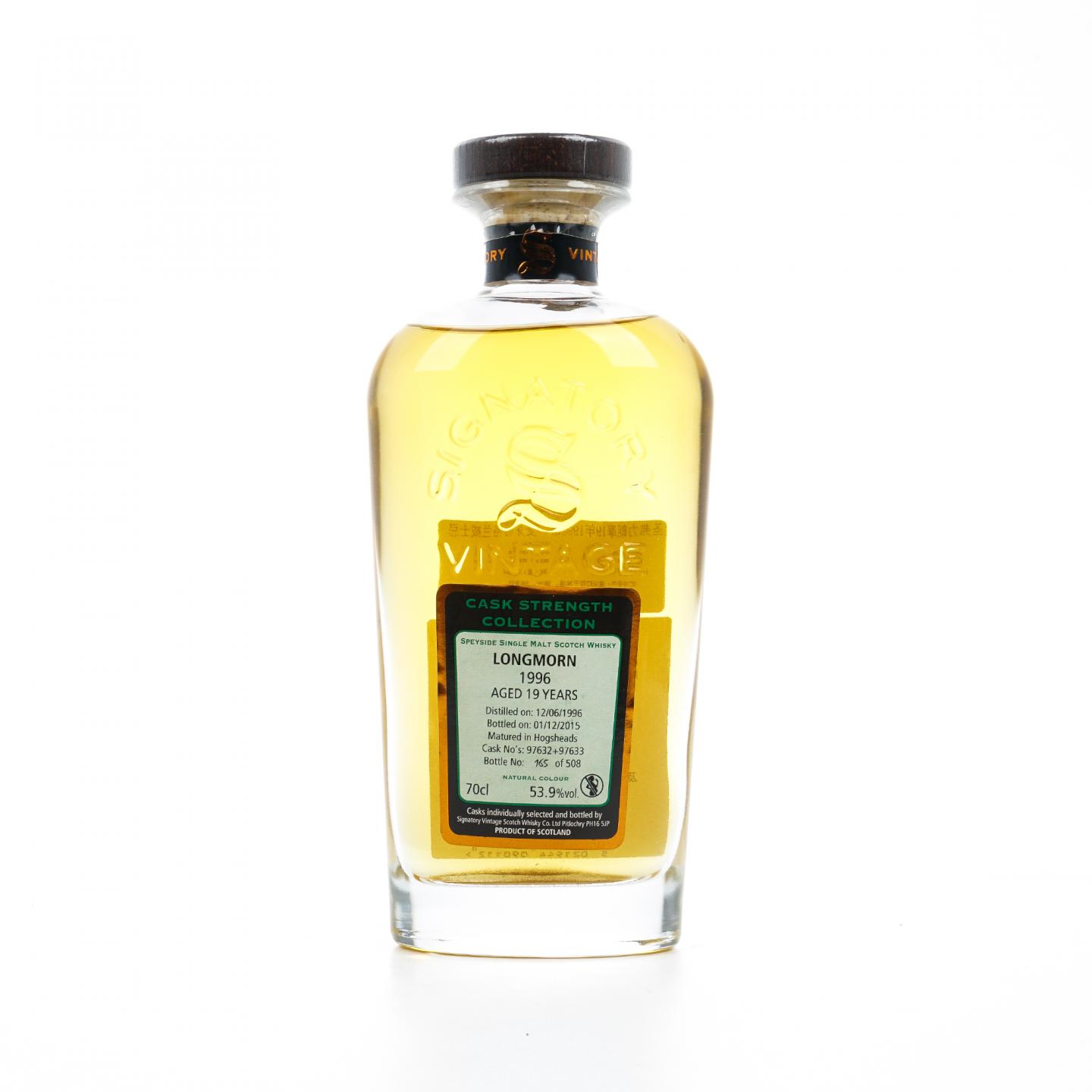 Longmorn 朗摩 19年 1996-2015 SV 非原盒