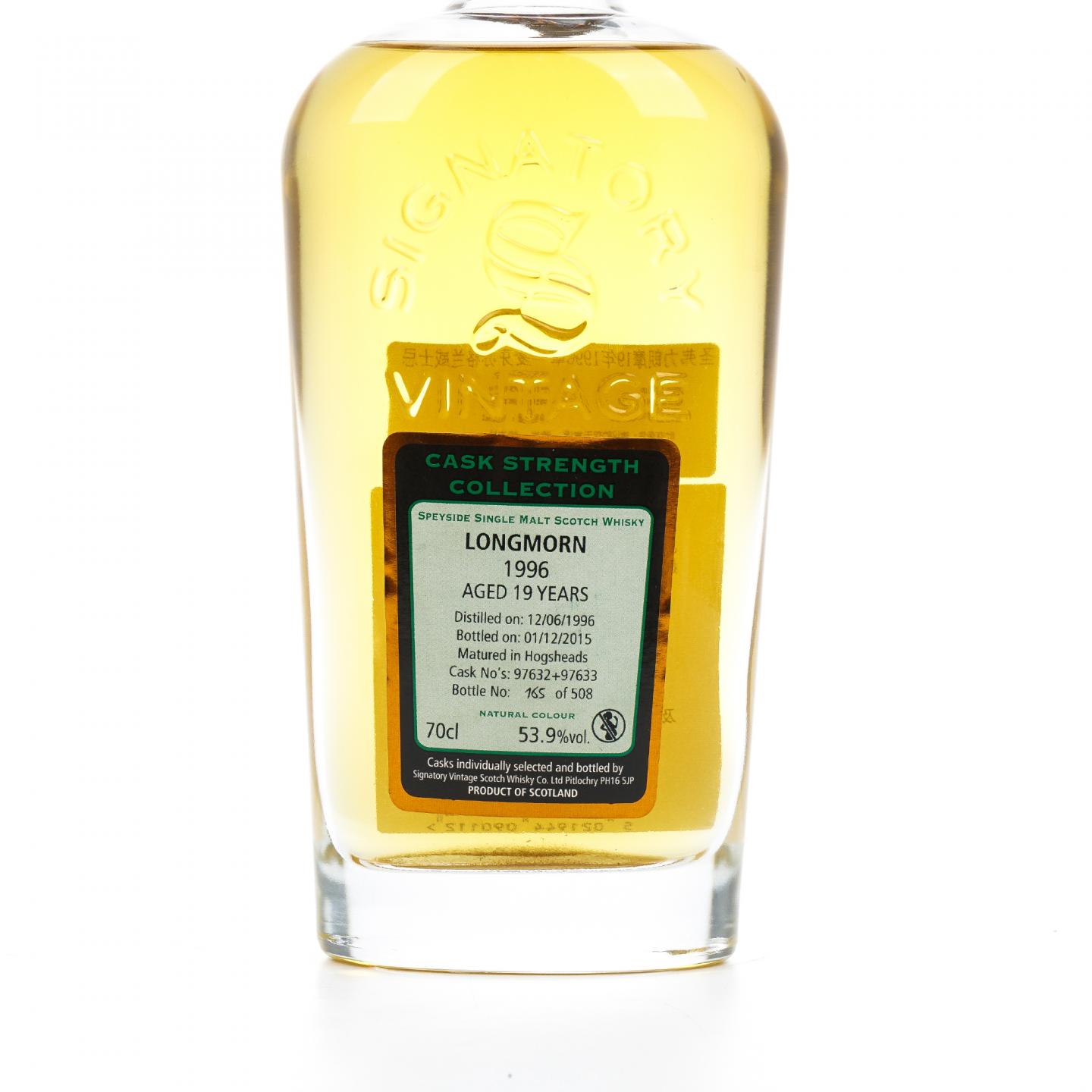 Longmorn 朗摩 19年 1996-2015 SV 非原盒