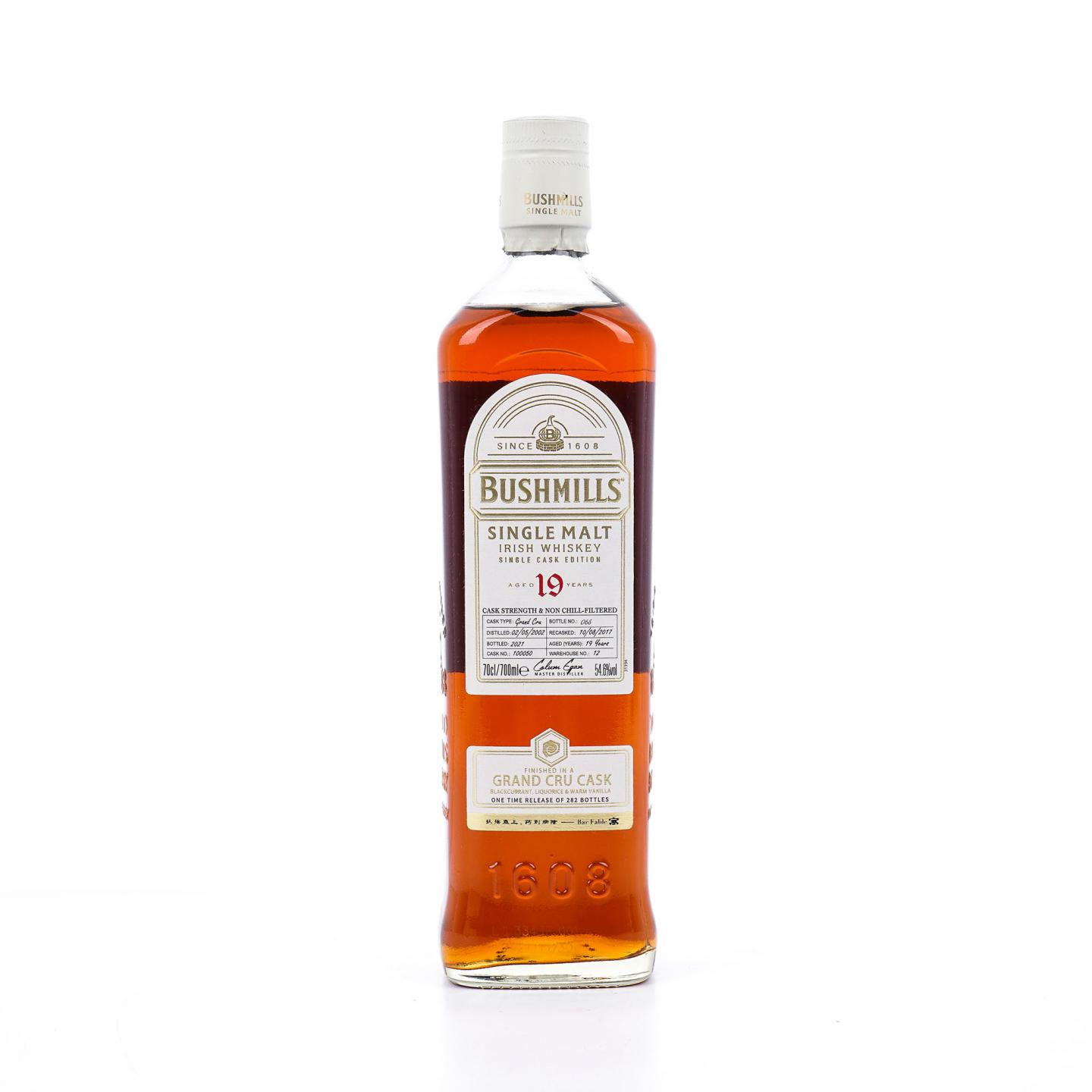 Bushmills 布什米尔 19年 2002-2021 单桶#100050 行货
