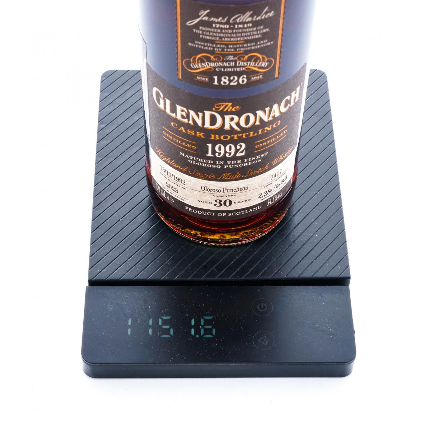 Glendronach 格兰多纳 30年 1992-2023 雪莉桶