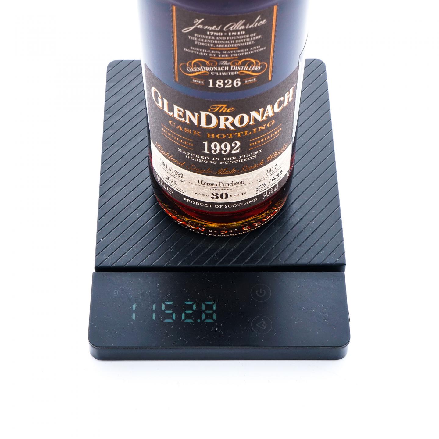 Glendronach 格兰多纳 30年 1992-2023 Oloroso雪莉桶#7417