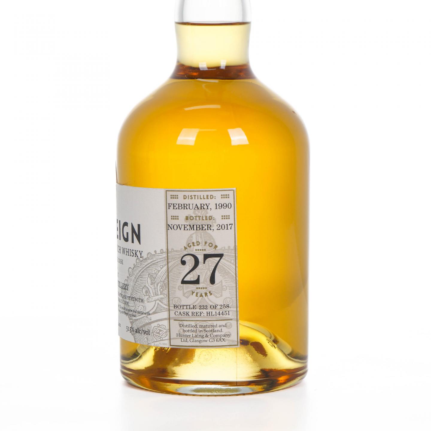 Port Dundas 波特达斯 27年 1990-2017 单一谷物 单桶 HL 14451