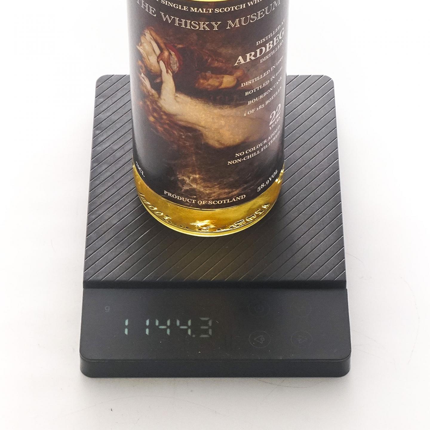 Ardbeg 阿贝 22年 1999-2021 波本桶 The Whisky Museum 2瓶组