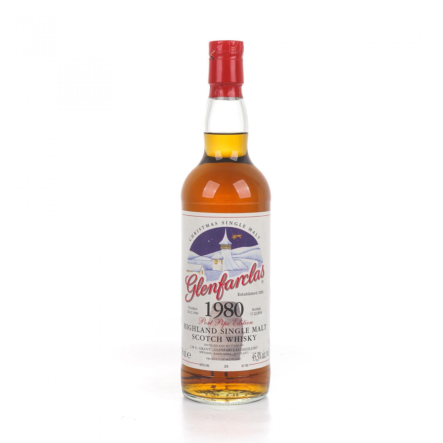 Glenfarclas 格兰花格 1980-2014 圣诞节限定