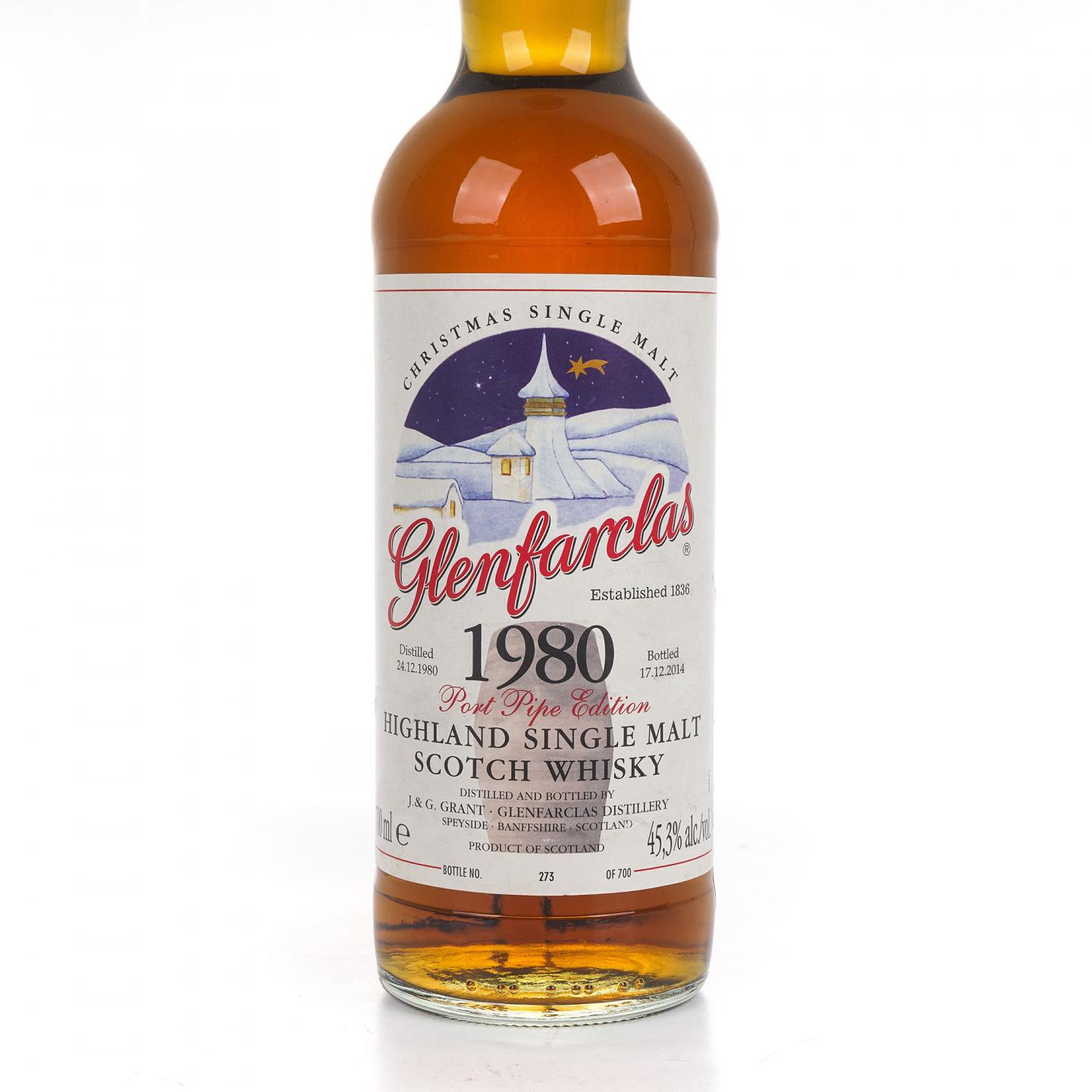 Glenfarclas 格兰花格 1980-2014 圣诞节限定
