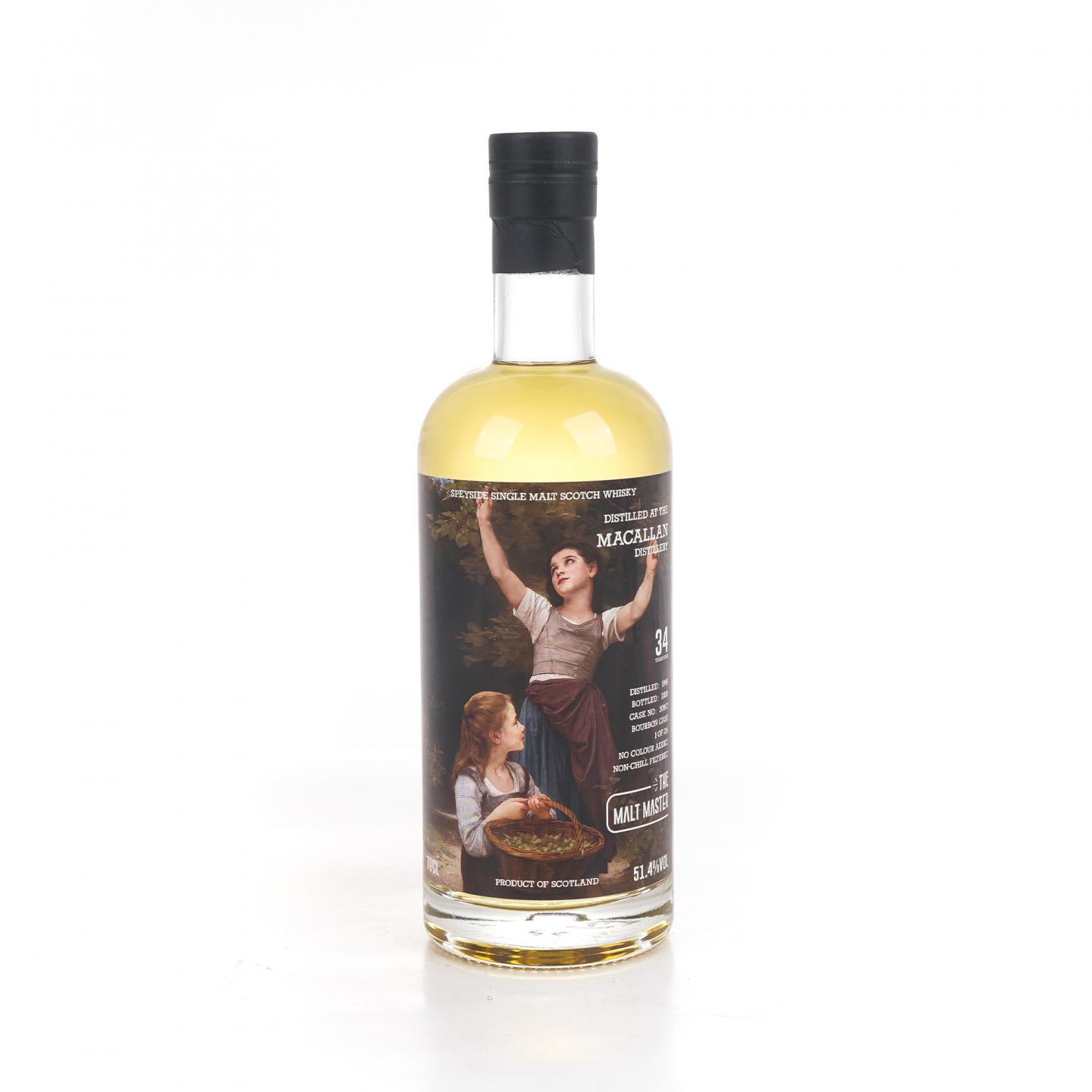 秘密斯佩塞 34年 1986-2020 the Malt Master 波本桶#30867