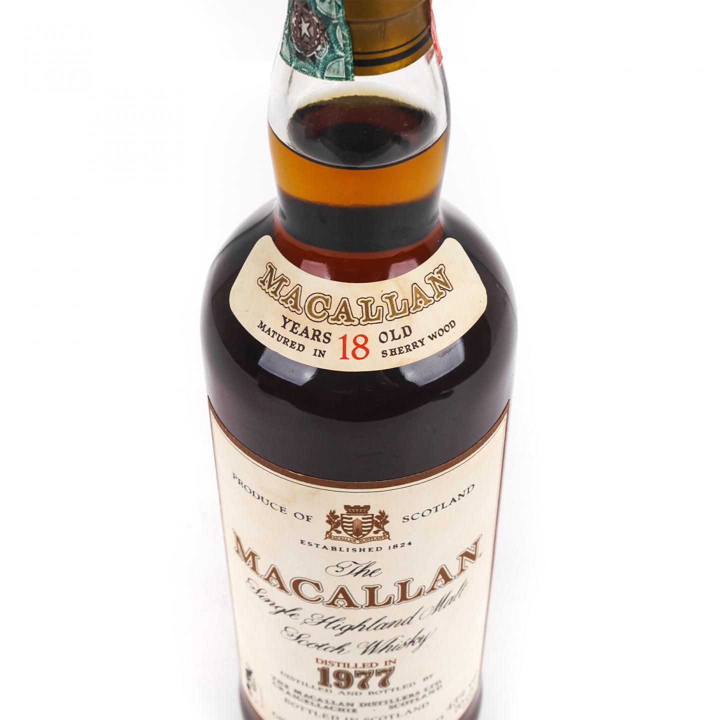 Macallan 麦卡伦 18年 1977-1995 雪莉桶