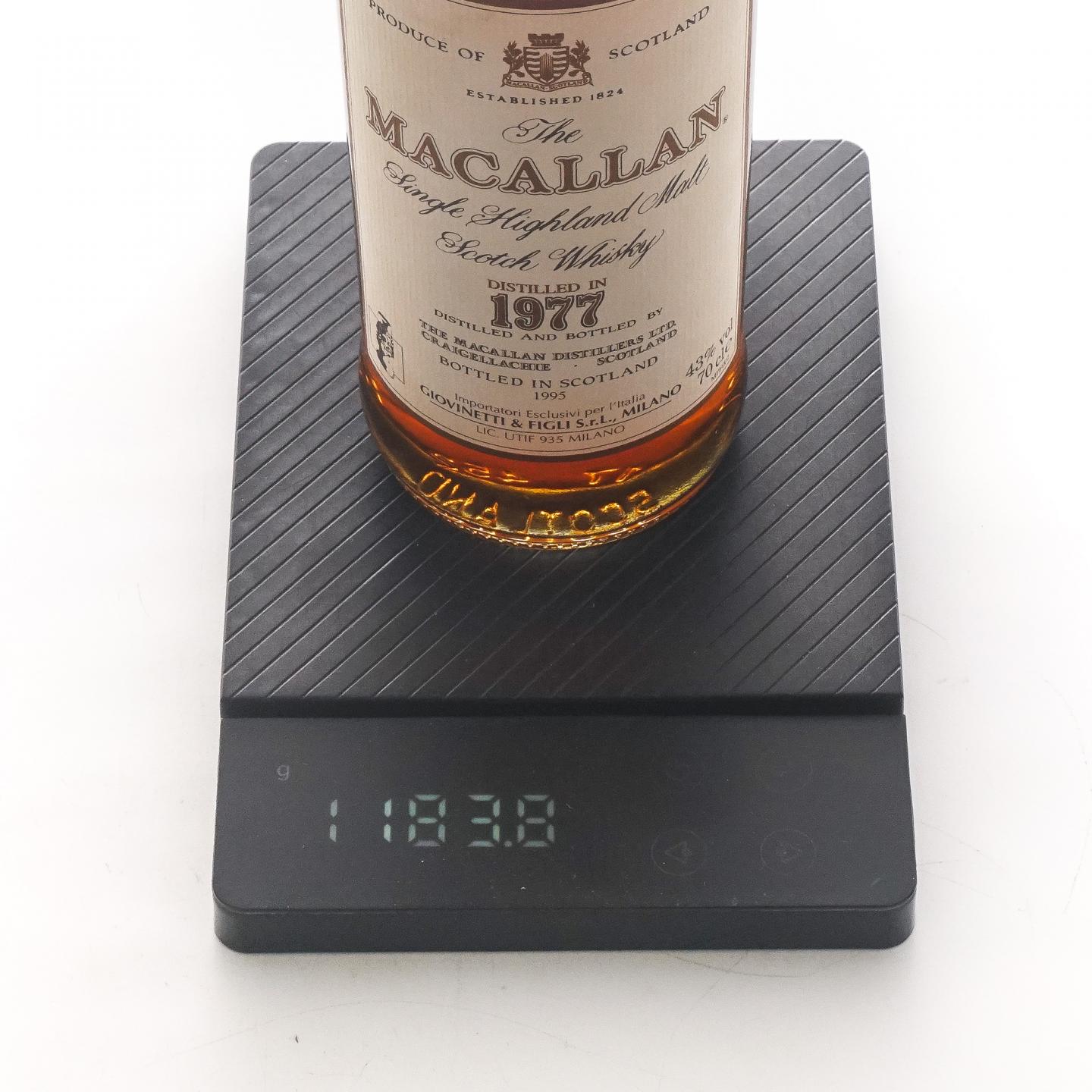 Macallan 麦卡伦 18年 1977-1995 雪莉桶