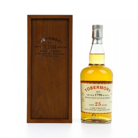 Tobermory 托伯莫里 25年 1995-2021 桶强