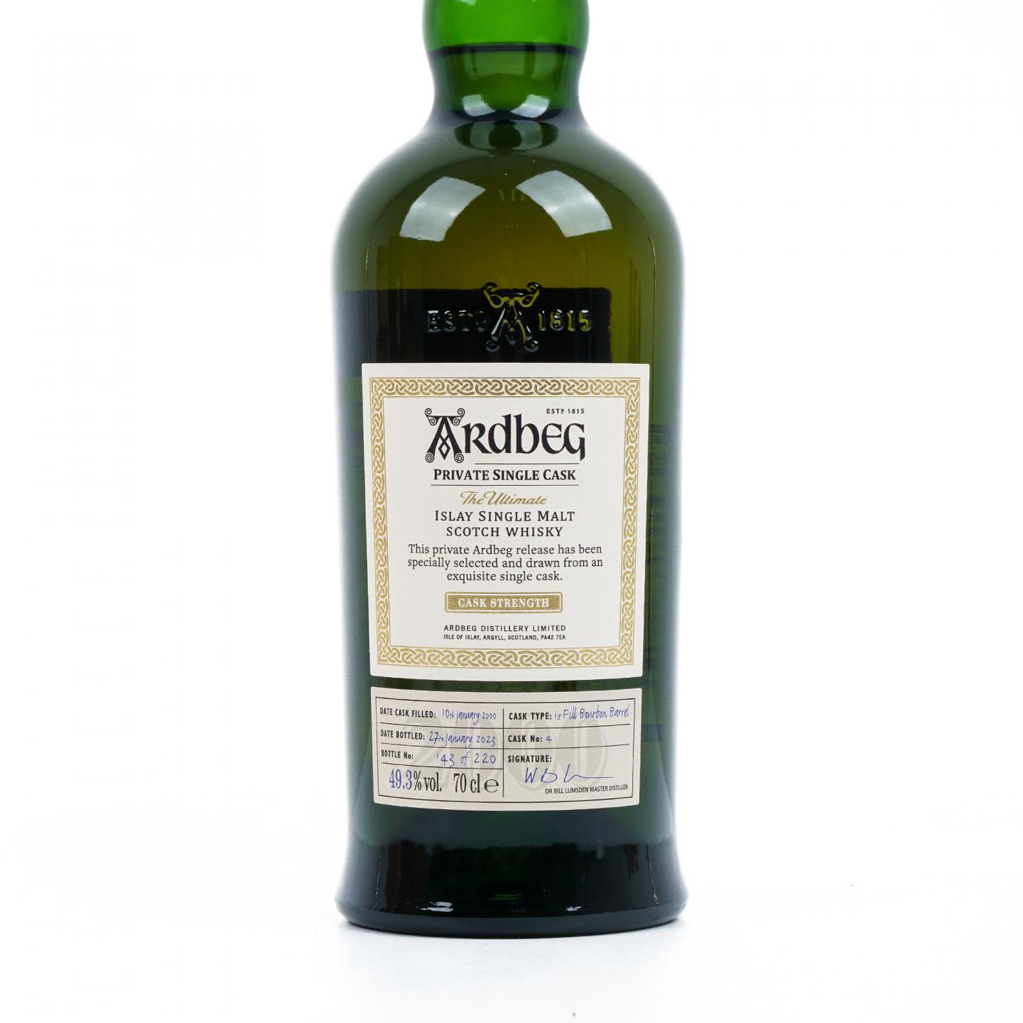 Ardbeg 阿贝 2000-2023 私人单桶#4