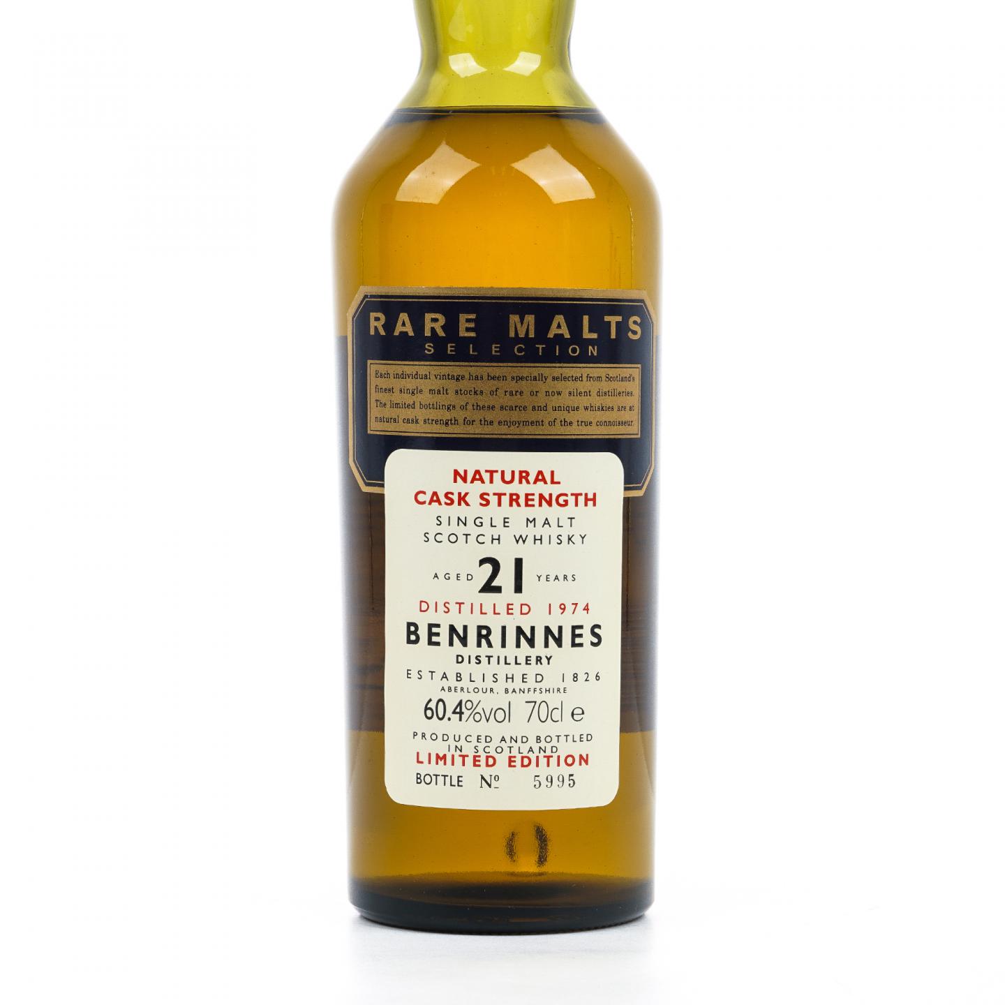 Benrinnes 本利林 21年 1974 RMS 桶强