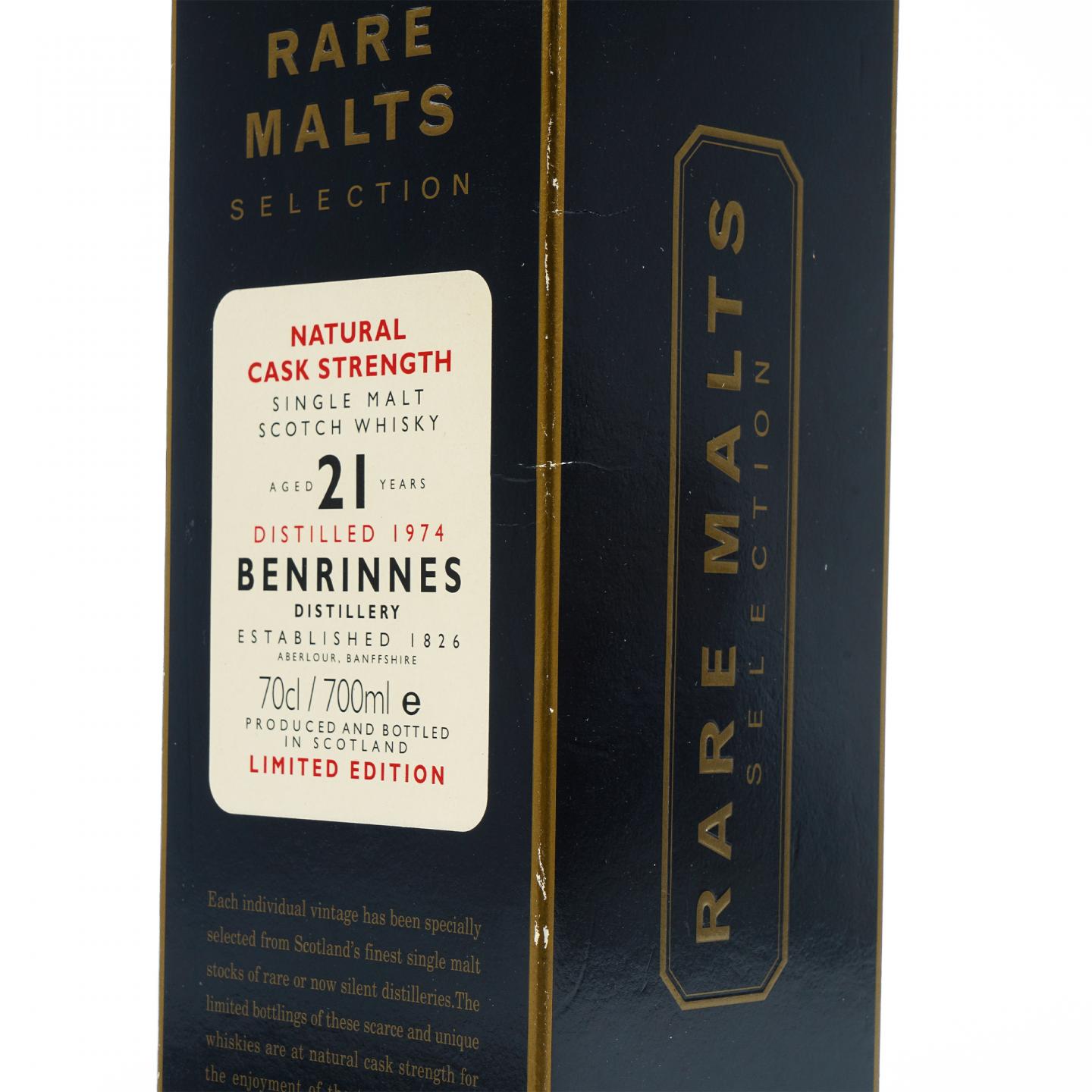 Benrinnes 本利林 21年 1974 RMS 桶强