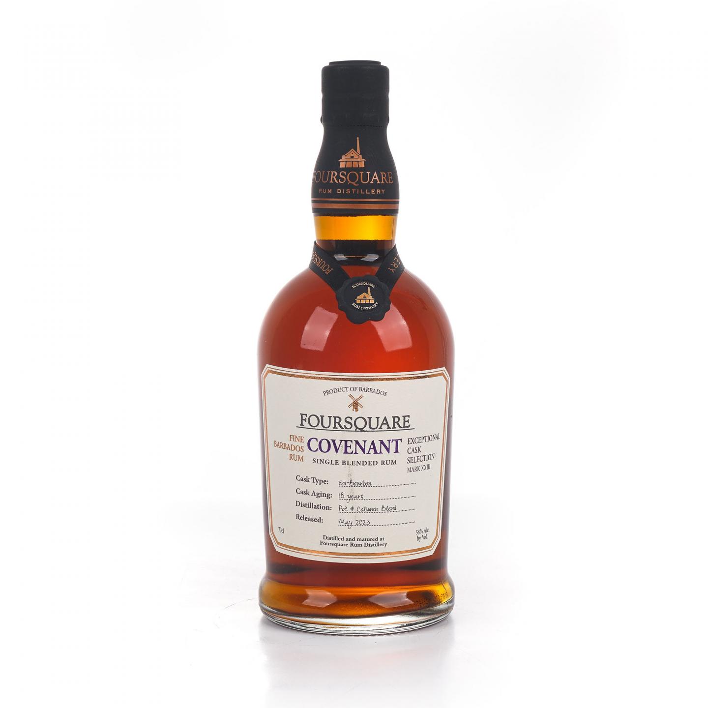 Foursquare 18年 2023 Covenant 单一调和朗姆酒