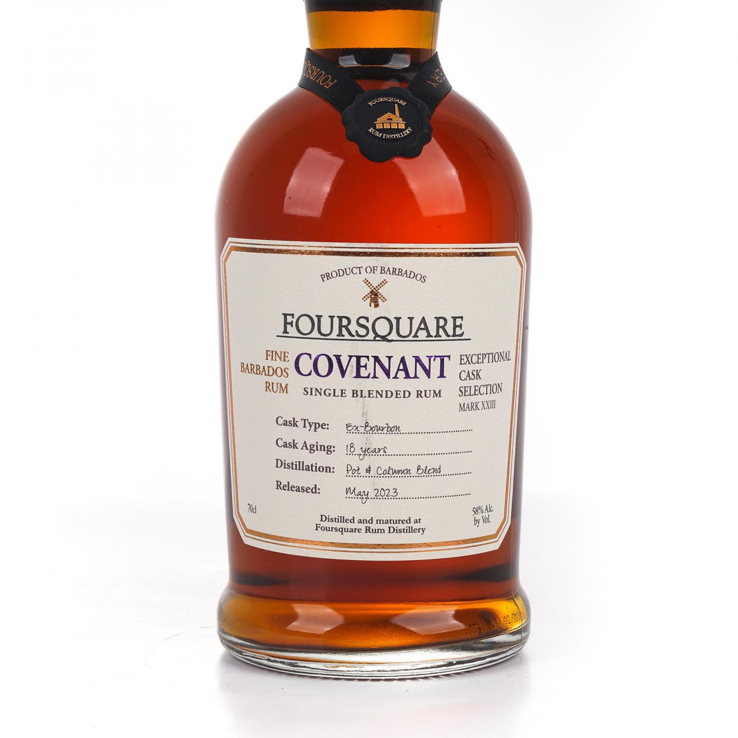 Foursquare 18年 2023 Covenant 单一调和朗姆酒