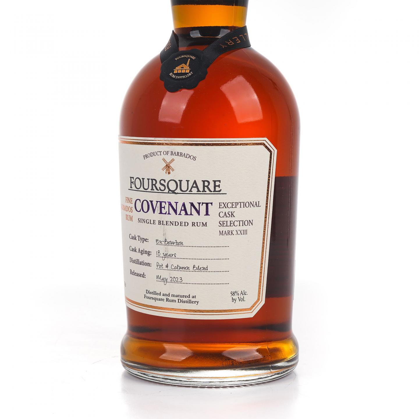 Foursquare 18年 2023 Covenant 单一调和朗姆酒