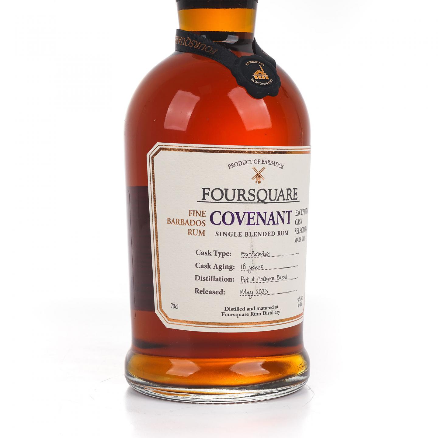 Foursquare 18年 2023 Covenant 单一调和朗姆酒