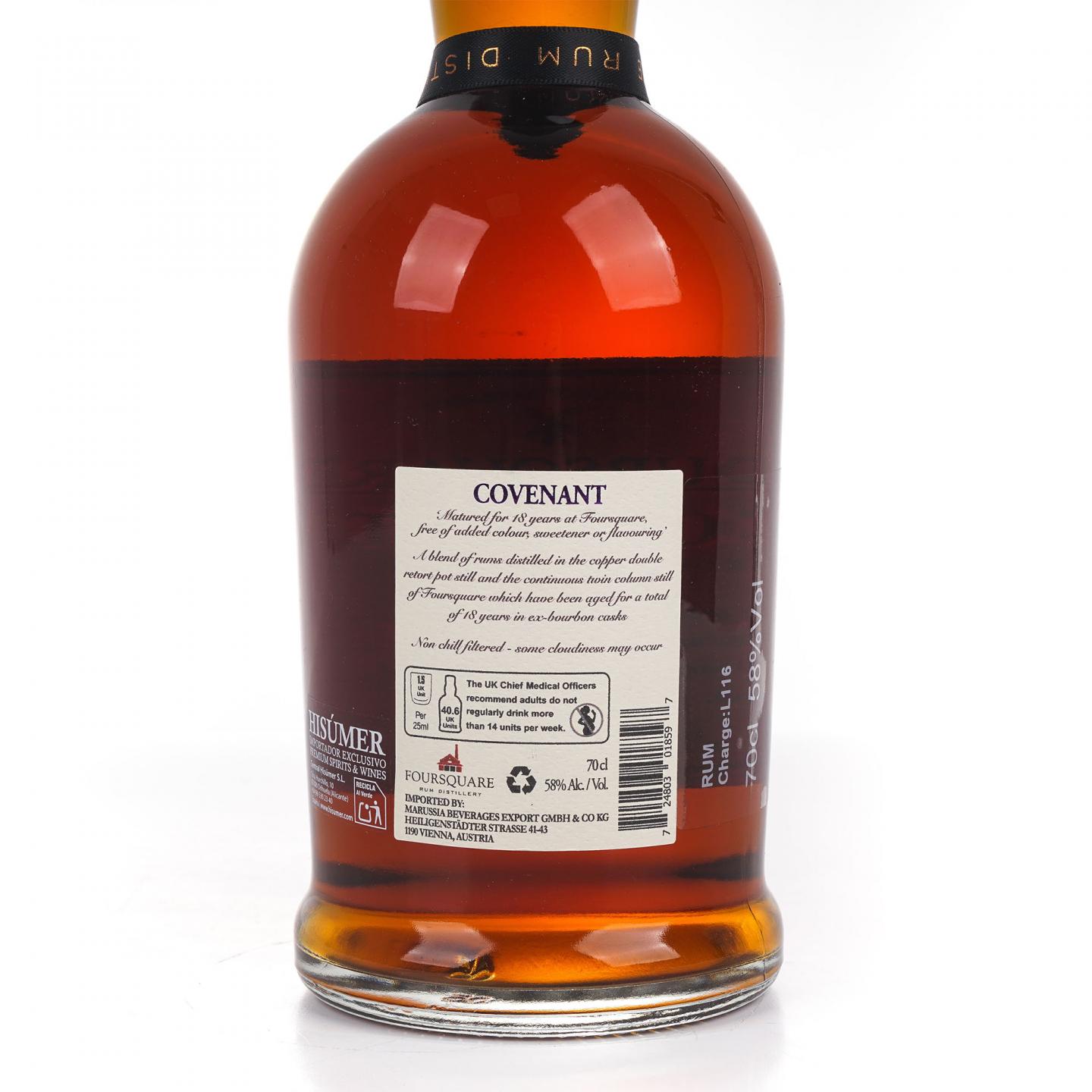Foursquare 18年 2023 Covenant 单一调和朗姆酒