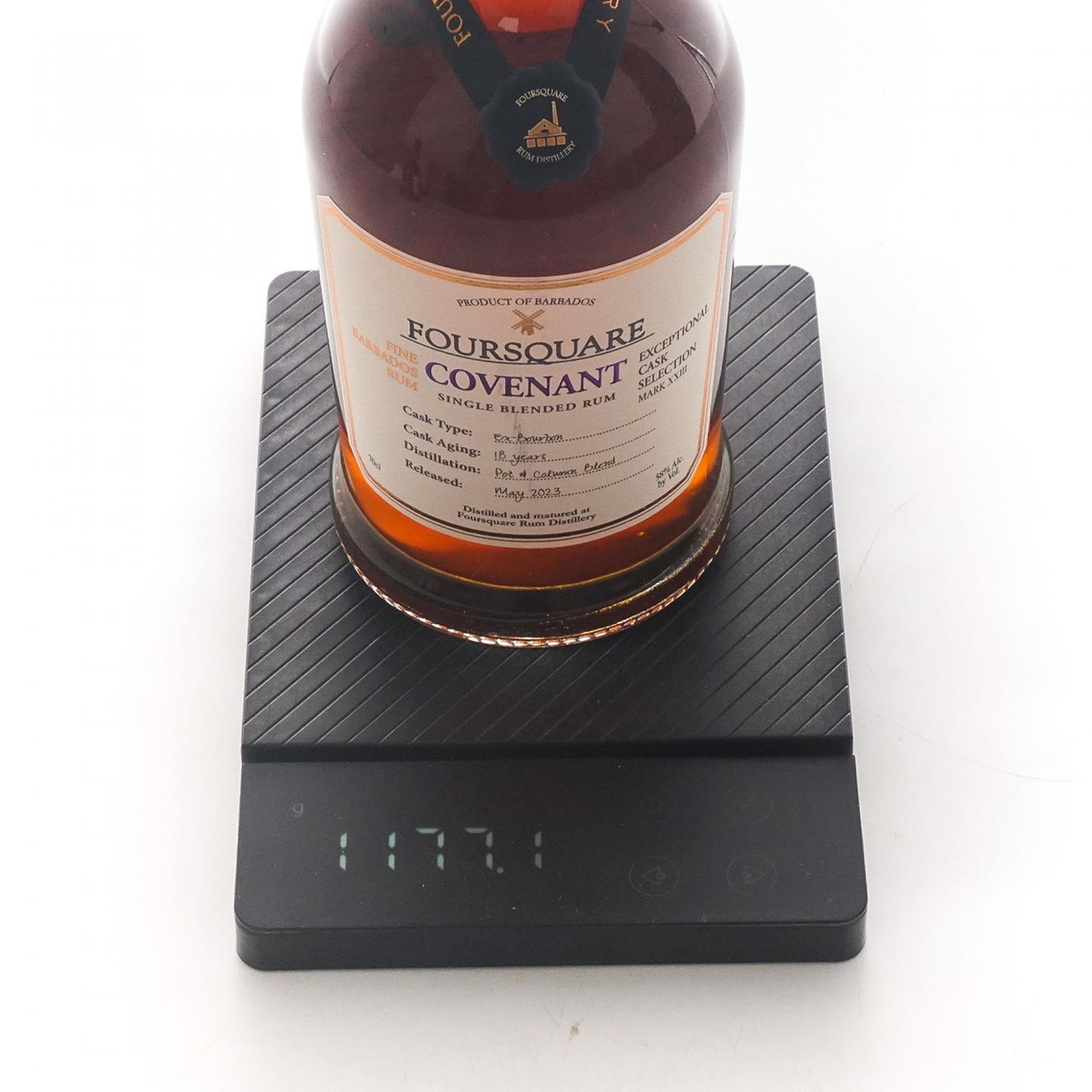 Foursquare 18年 2023 Covenant 单一调和朗姆酒