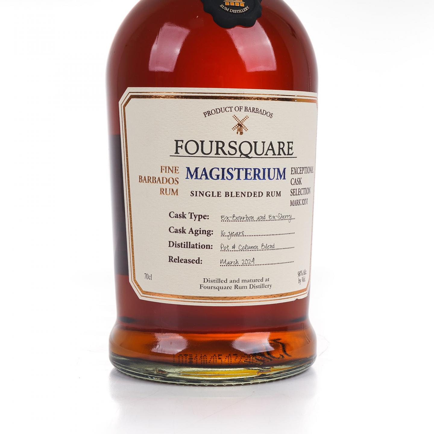 Foursquare 16年 2024 Magisterium 单一调和朗姆酒
