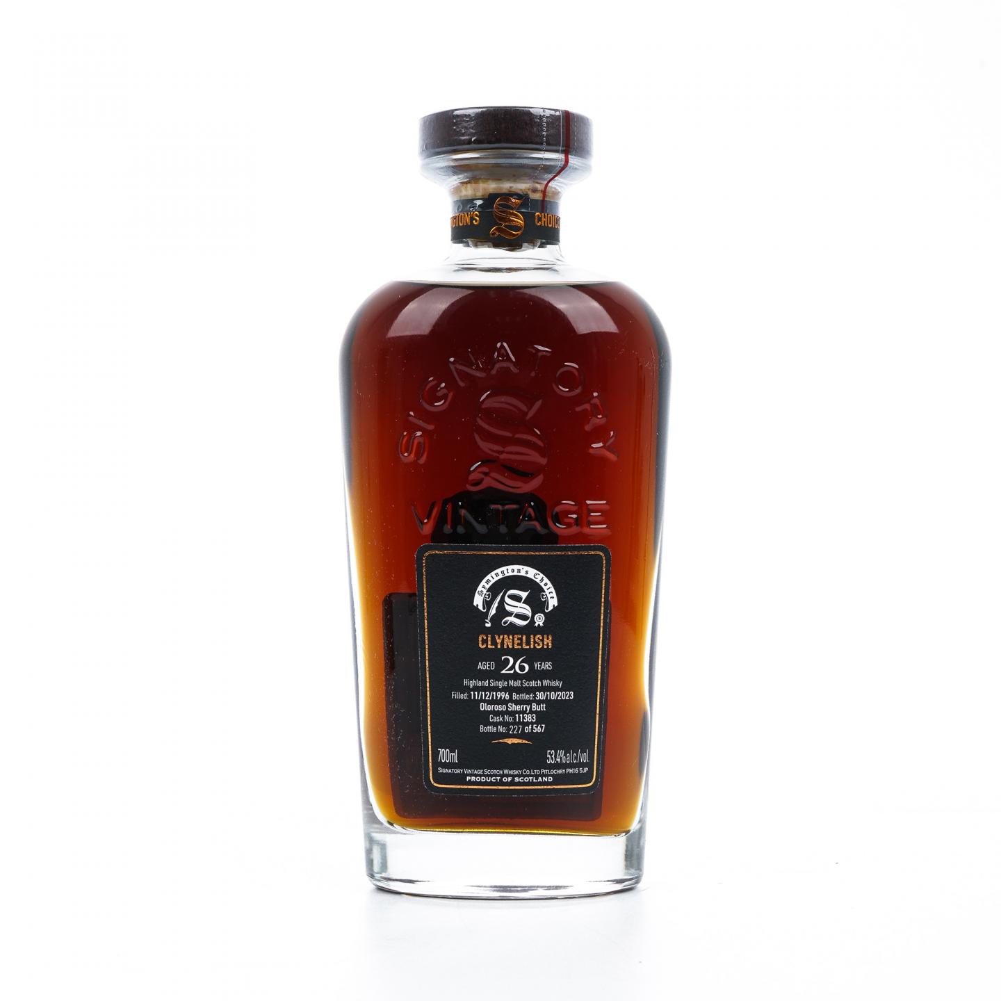 Clynelish 克里尼利基 26年 1996-2023 雪莉桶#11383