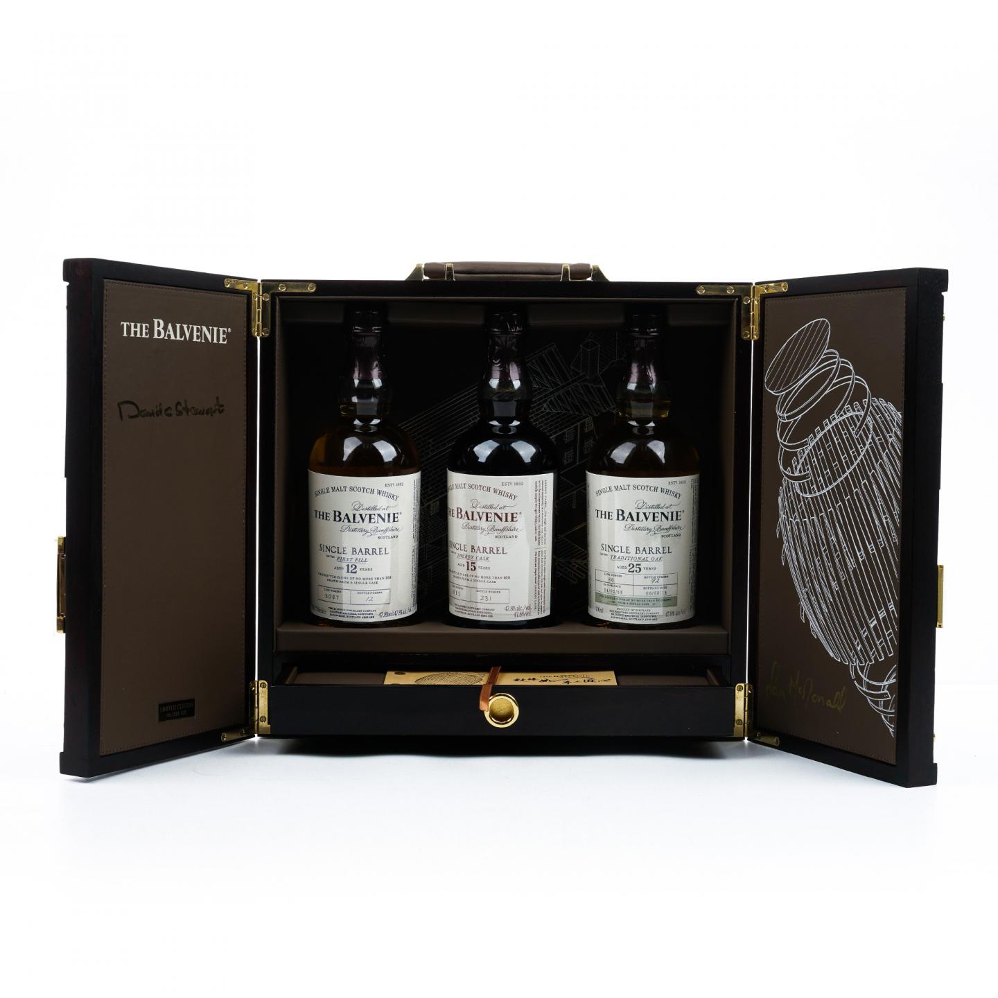 Balvenie 百富 12/15/25年 单桶 3支组