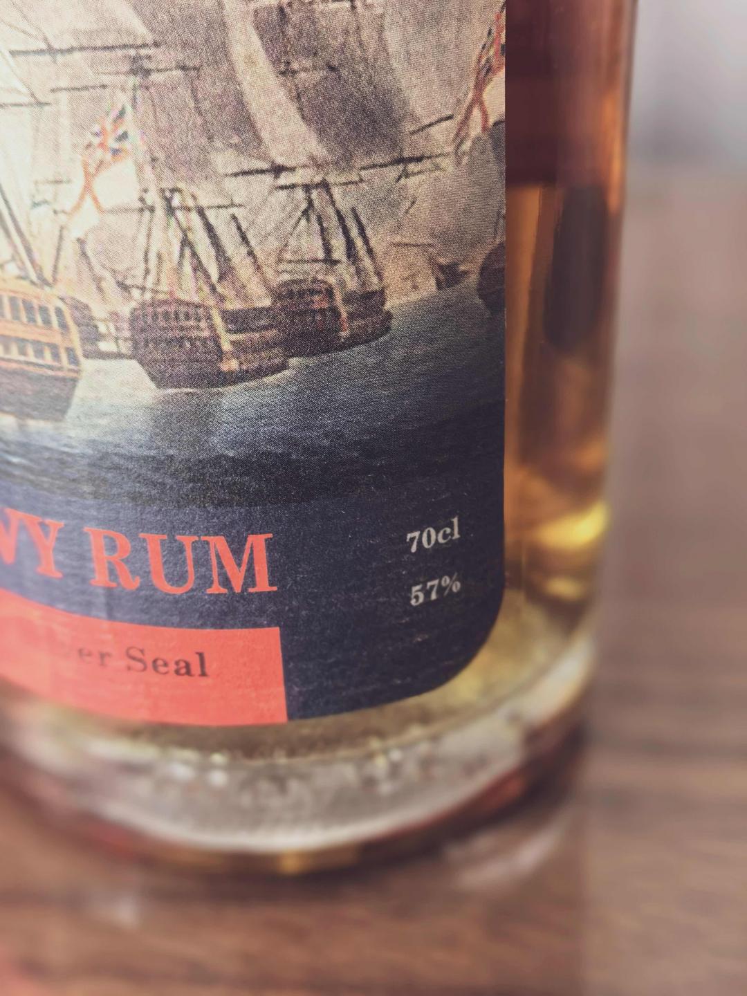 Silver Seal Old Navy Rum 2018 海军朗姆 57% 首版 桶强