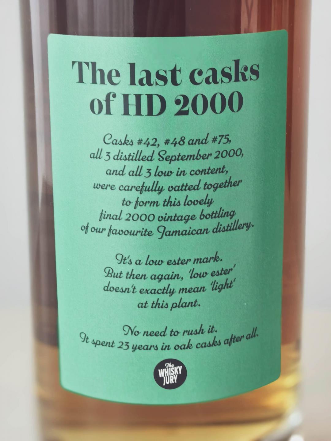 牙买加朗姆酒 Hampden 23年 2000-2024 WTJ