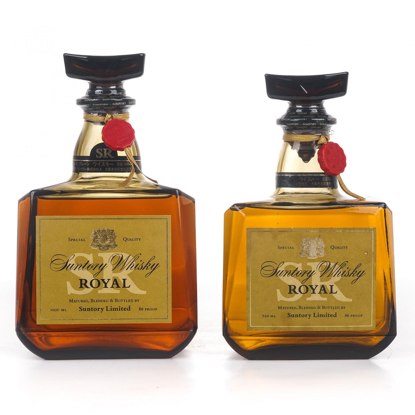 三得利 Royal SR 金狮标 720ml/1000ml 2支组